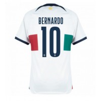 Camisa de time de futebol Portugal Bernardo Silva #10 Replicas 2º Equipamento Mundo 2022 Manga Curta
